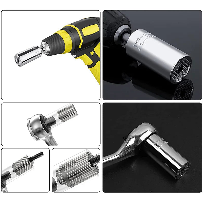 Universal Socket 7-19mm 3/8in Ratchet fitting